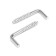 Scurop-Kostle, tundra, white zinc, 3x25 mm, 10 pcs