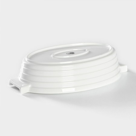 Bellatenero heat -resistant baking uniform, 1.2 l, 28.4 × 16.3 × 6.2 cm, white color-3