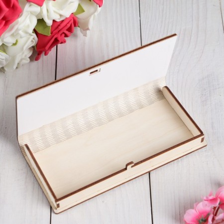 Wooden envelope "Happy Wedding Day!" newlyweds-2