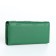 Women's wallet on magnets, green color