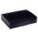 Archive box on the A4 Calligrata button, 70 mm, 800 μm, collapsible, black