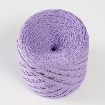 Knitted yarn "Ribbon" 85m/170 ± 5 g (lavender)-1