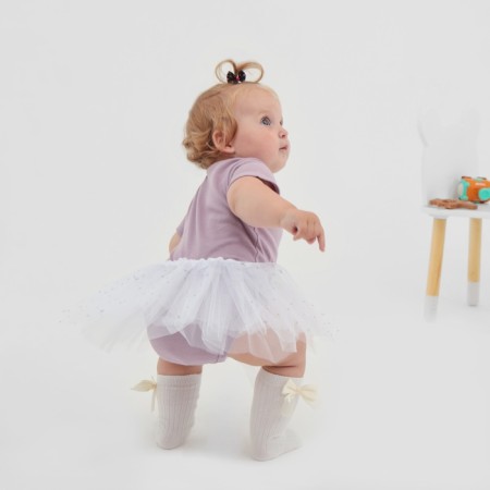 Skirt children's baby I "stars" white, 17 cm-6