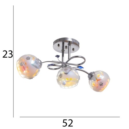 Causte "Detta" 3x40W E27 Chrome Model: 2595290-5