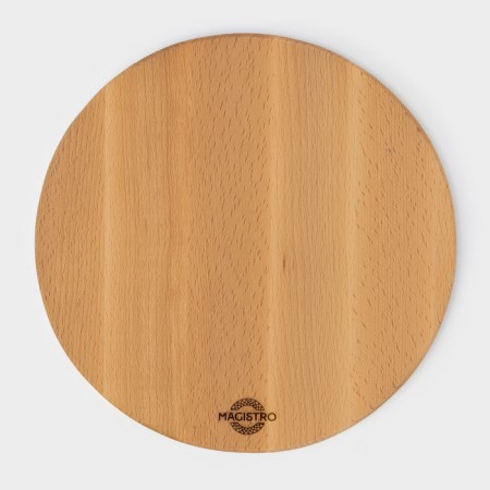 Board cut round magistro, d = 22 cm, oak-4