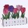 Diamond embroidery "Tulips" Interior decor