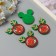 Decor for the creativity of felt, plastic shine "Deer horns" 5x5 cm