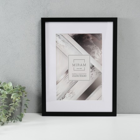 Photo frame Plastic "Mira" 30x40 cm with Paspartt (21x30 cm) P641877-15 (12)