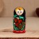 Nesting doll "Anna", Khokhloma, 5-doll