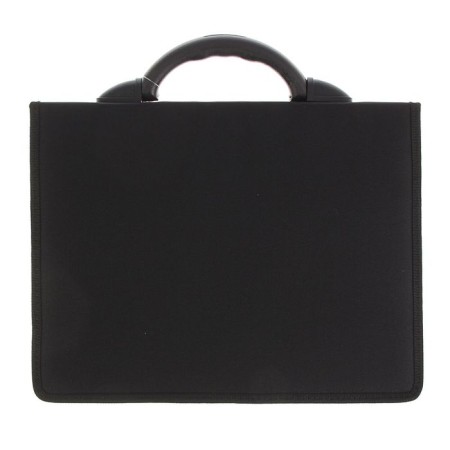 Business portfolio 350 x 260 x 100 mm, textile, 2 departments, Primorsk Black, 1C111-2