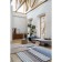 Cotton carpet with Tulip Garden Terra, size 120x180 cm