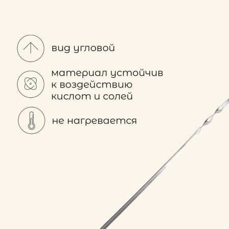 Shampoo Maclay, Corner, thickness 1 mm, 55x1 cm-1