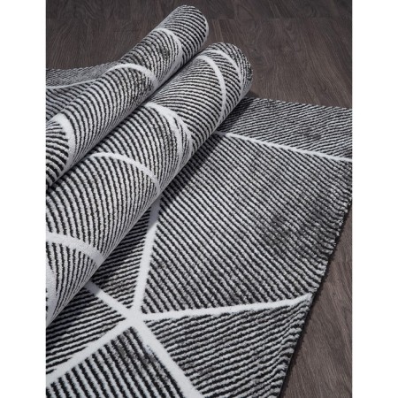 Rectangular carpet Karmen Hali Panama, size 78x150 cm, color Grey/Grey-1
