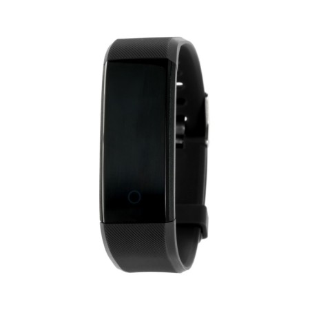 Fitness bracelet Luazon LF-07, 0.96 ", color display, pulsometer, alerts, Shagomer, black-1