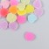 Decor for creativity plastic "heart-marmalade" set 30 pcs mix 1x1x0.5 cm