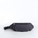 Lightning waist bag, external pocket, gray color