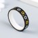 Sticky tape paper "Black and white drawings" set 10 pcs. 0.8 cm dl. 2 m 8.5x4x1 cm