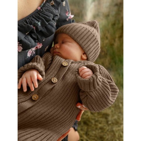 Cathedral Knitted demi-season, Pure Love Tot, size 46-48, brown color-6