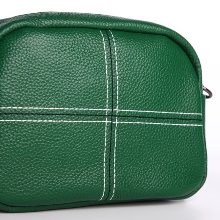 Women's bag with lightning, green color-4