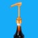 Pomp - a dispenser for syrup, gold, 5ml