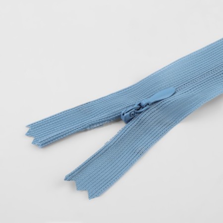 Lightning secret, No. 3, non -income, locking machine, 30 cm, blue color-1