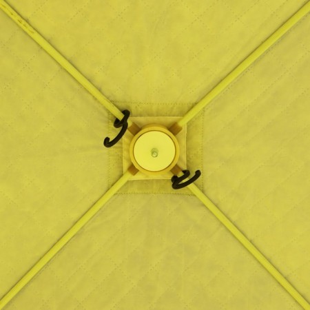 Tent Winter insulated Helios "Cube", 1.75 x 1.75 m, yellow/gray color (HS-Wsci-175YG)-8