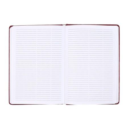 Telephone book A5, 64 sheets of Devente.wild, a solid cover of artificial leather, cream block 70 g/m2, burgundy-9