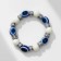 Bracelet-reinforcing "Eye" with beads, color mix, d = 5 cm