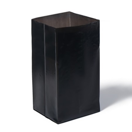Package for seedlings, 2 l, 10 × 25 cm, polyethylene with a thickness of 60 microns, with perforation, black, Greengo-2