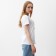 T -shirt female, white color, size 44