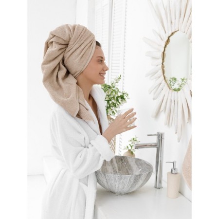 Terry towel Guten Morgen MoonLight, 400 grams, size 40x70 cm, beige color-7