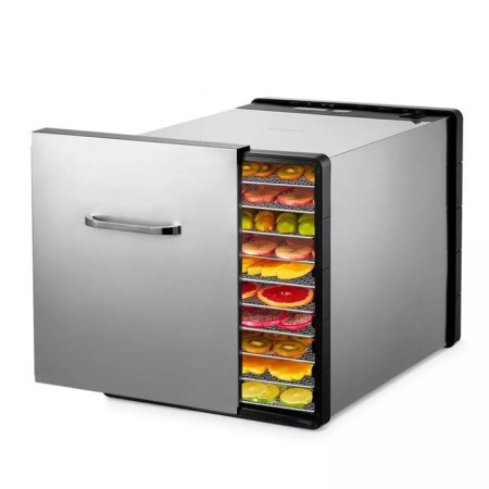 Drywall for vegetables and fruits KitFort KT-1924, 630 W, 10 tiers, silver