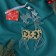 Decoration Christmas tree "Deer Pattering Shine" 10.7x17.7 cm, transparent-gold
