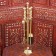 Fireplane set "Imperial" brass (5 objects) 48x11x11 cm