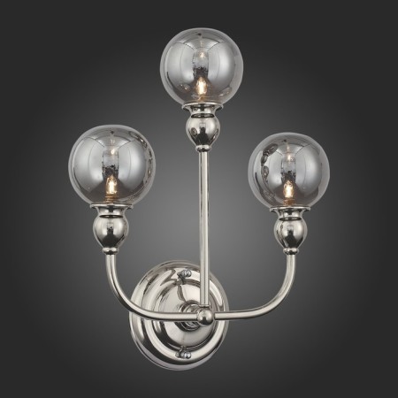 Sconces st. SL552.101.03. Funhi. 3x5 W, G9, 4000K, 33x42 cm, Nickel color-4
