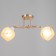 Ceiling chandelier Nicole 2he27 40W gold