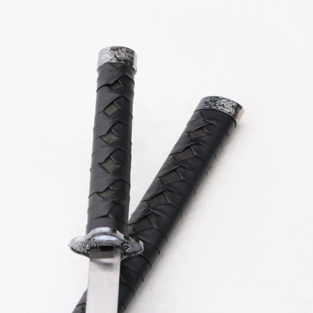 Suv. Product Katana 3V1 on a stand, scabbard to leatherette, black rhombuses 47/70/89cm-3