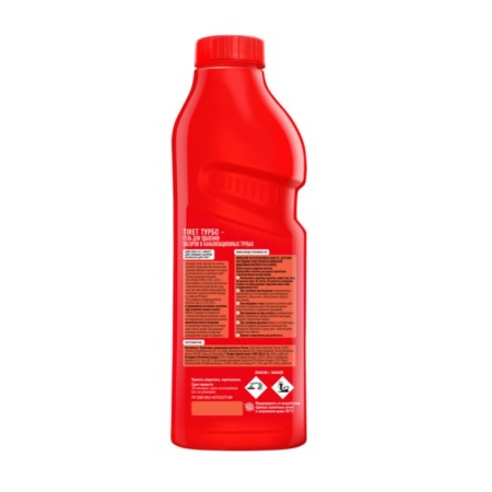 Gel to eliminate complex blockages Tiret Turbo, 1 liter-7