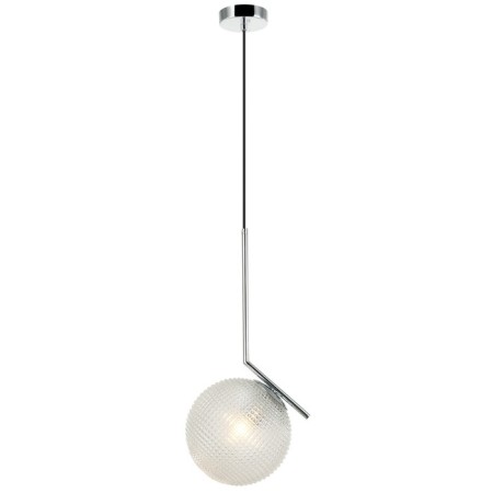 Suspended lamp Pizano 1xe27 40W, size 30x25x67.5-150 cm, chromium color