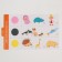 Magnetic tablet training, with cards, 20 cards, blue tractor