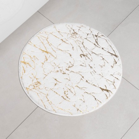 House rug of shares "Gold", 60 × 60 cm, beige color-8