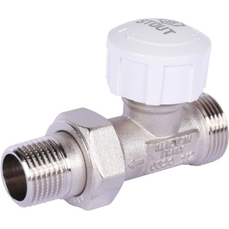 Thermostatic valve Stout SVT-0001-100015, straight, 1/2 "x 3/4"