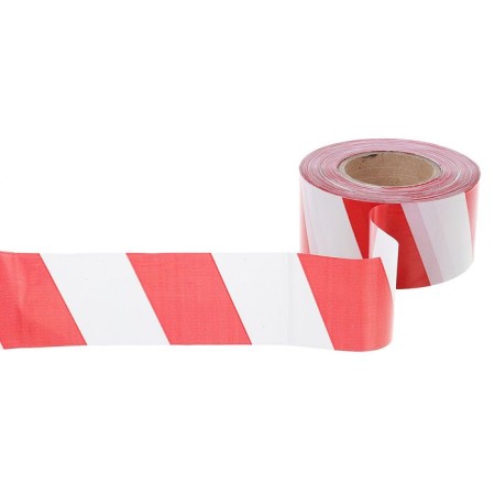 Fencing tape 250 m, red-white, width 7.5 cm, thickness 50 μm-1