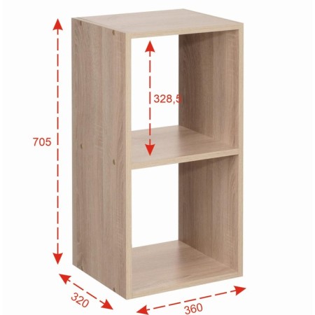 Rabberry No. 3 Dice Cube 2 sections, 360x320x705, Dub Sonoma-1