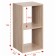 Rabberry No. 3 Dice Cube 2 sections, 360x320x705, Dub Sonoma
