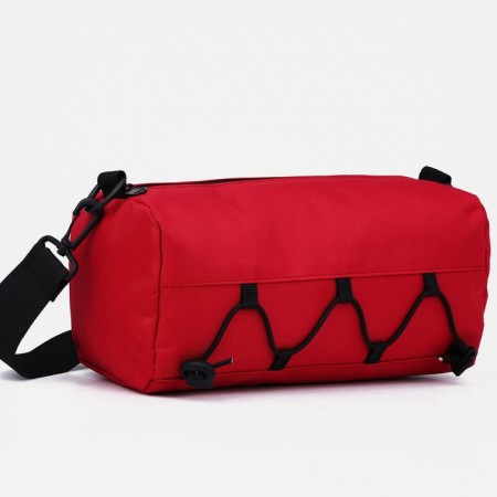 Sports bag with lightning, red color-2