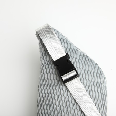 Lightning waist bag, gray color-3
