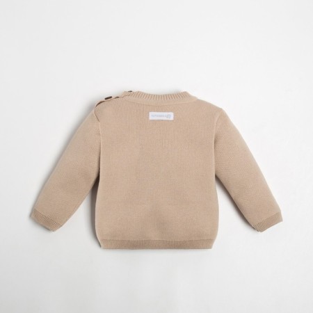 Jumper knitted baby I “Bear” Growth 68-74 cm-5
