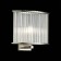 Sconces st. SL1627.101.01. Velletri. 1x40 W, E14, 21x25 cm, color chromium