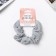Hair elastic band "Orbit" Classic stripes, 10 cm, gray